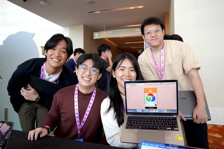 The angpao.money team at ETHGlobal Singapore 2024