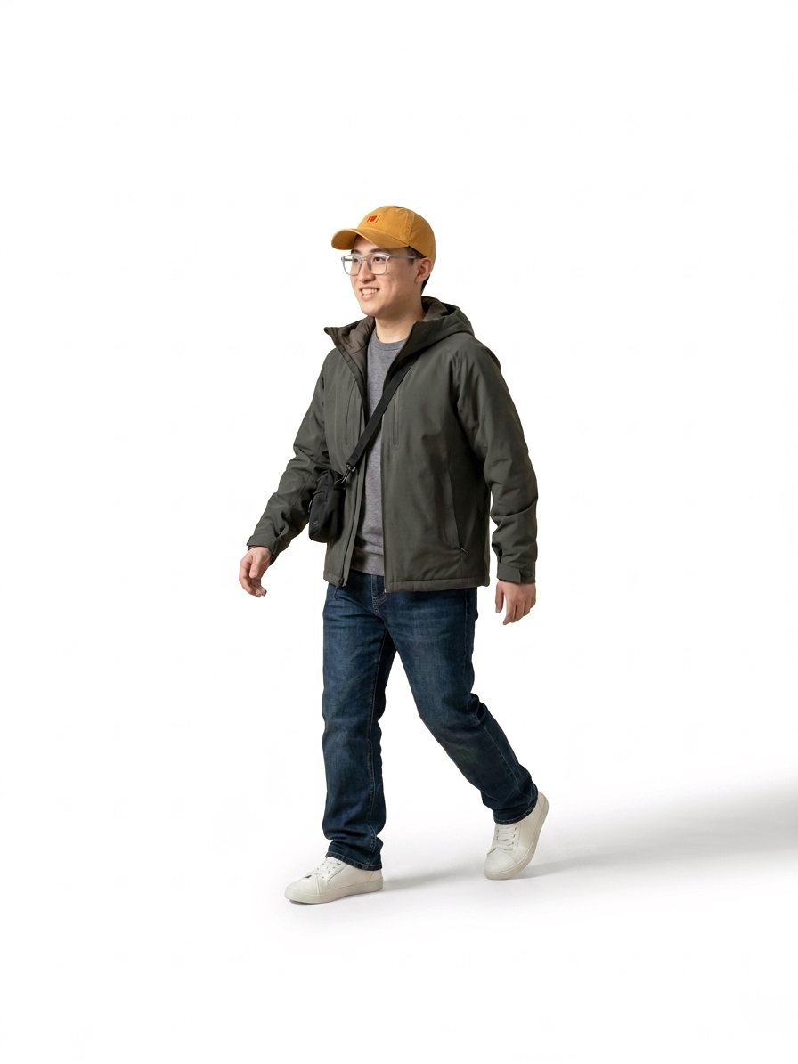 Jun Yao Chan, walking